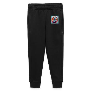 Koala - Pantalon de survêtement enfant/adolescent premium - noir - Devant - AI Model Kid Male (0cm)