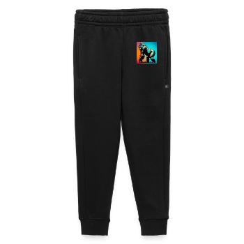 gorilla - Kids’/Teens' Premium Sweatpants - black - Front - AI Model Kid Male (0cm)