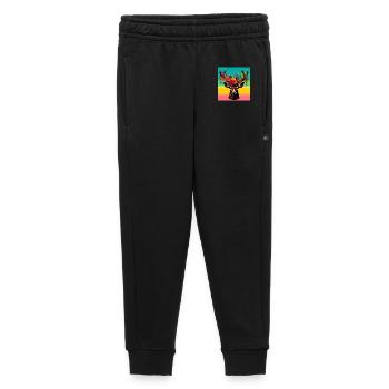 Hirsch - Kinder/Teenager Premium Sweathose - Schwarz - Vorne - AI Model Kid Male (0cm)