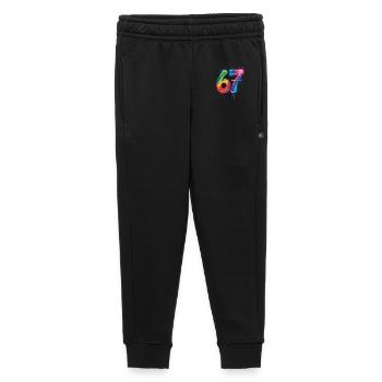 Sechs-Sieben-Farb-Spritzer - Kinder/Teenager Premium Sweathose - Schwarz - Vorne - AI Model Kid Male (0cm)