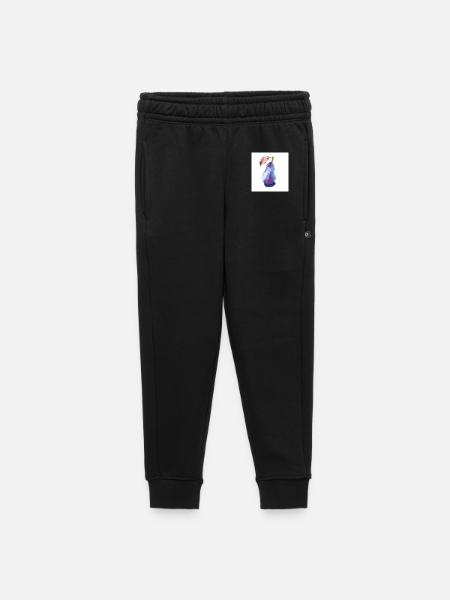Pear in Pastels Abstract - Kids’/Teens' Premium Sweatpants - black