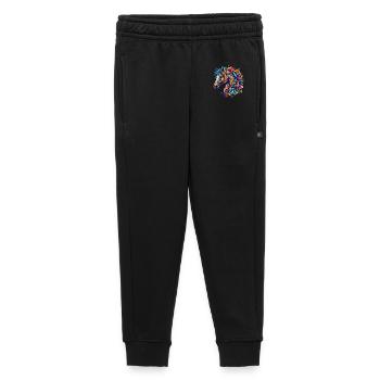 Cheval décoré de Mandalas - Pantalon de survêtement enfant/adolescent premium - noir - Devant - AI Model Kid Male (0cm)