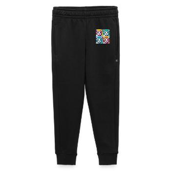 Katze Pop Art - Kinder/Teenager Premium Sweathose - Schwarz - Vorne - AI Model Kid Male (0cm)