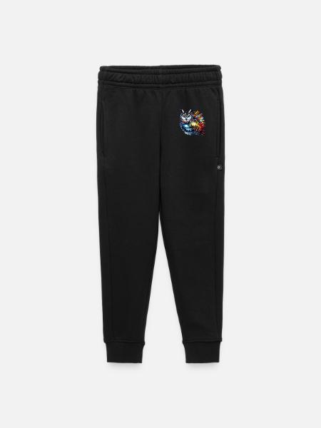 Eule - Kinder/Teenager Premium Sweathose - Schwarz