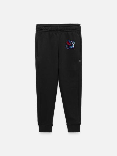 Drache - Kinder/Teenager Premium Sweathose - Schwarz