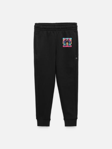 Kickboxing Cartoon Look - Kids’/Teens' Premium Sweatpants - black - Front