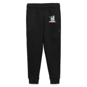 Astronaute avec ours en peluche - Pantalon de survêtement enfant/adolescent premium - noir - Devant - AI Model Kid Male (0cm)