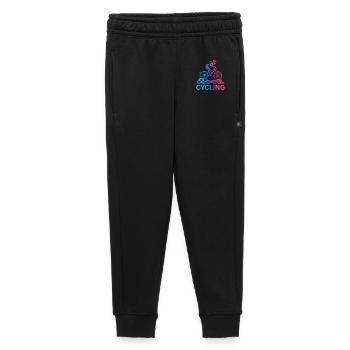Cycliste en pente sur un sentier accidenté - Pantalon de survêtement enfant/adolescent premium - noir - Devant - AI Model Kid Male (0cm)