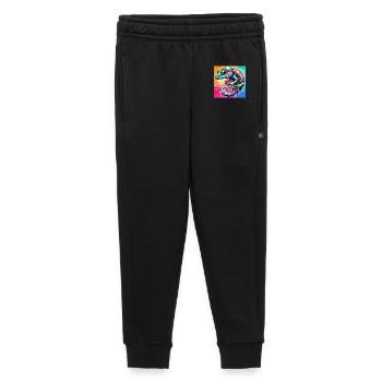 Gecko - Pantalon de survêtement enfant/adolescent premium - noir - Devant - AI Model Kid Male (0cm)