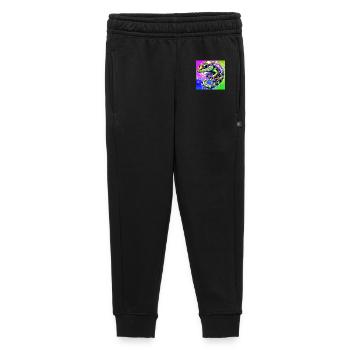 Gecko - Pantalon de survêtement enfant/adolescent premium - noir - Devant - AI Model Kid Male (0cm)