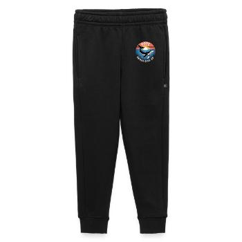 Hope/ Timmy the Whale in the Baltic Sea - Kids’/Teens' Premium Sweatpants - black - Front - AI Model Kid Male (0cm)