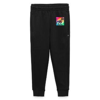 dinosaur - Kids’/Teens' Premium Sweatpants - black - Front - AI Model Kid Male (0cm)