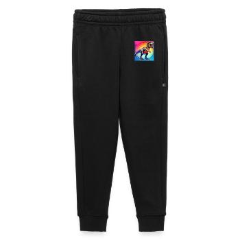 dinosaur - Kids’/Teens' Premium Sweatpants - black - Front - AI Model Kid Male (0cm)