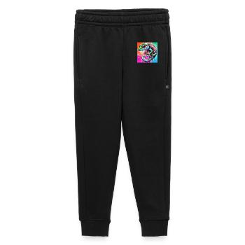 Gecko - Pantalon de survêtement enfant/adolescent premium - noir - Devant - AI Model Kid Male (0cm)