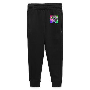 Gecko - Pantalon de survêtement enfant/adolescent premium - noir - Devant - AI Model Kid Male (0cm)