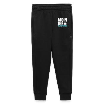 Moin Ihr Flitzpiepen Norddeutsch Hamburg Büro Moin - Kinder/Teenager Premium Sweathose - Schwarz - Vorne - AI Model Kid Male (0cm)