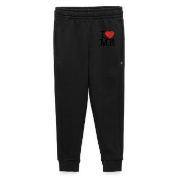I love me - Pantalon de survêtement enfant/adolescent premium - noir - Devant - AI Model Kid Male (0cm)