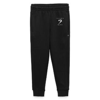 Glück ist, wenn der Bass einsetzt - Kinder/Teenager Premium Sweathose - Schwarz - Vorne - AI Model Kid Male (0cm)