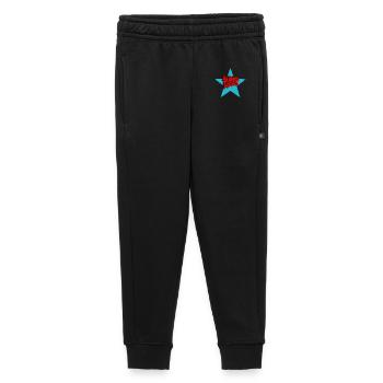 Super-héros super-héros - Pantalon de survêtement enfant/adolescent premium - noir - Devant - AI Model Kid Male (0cm)