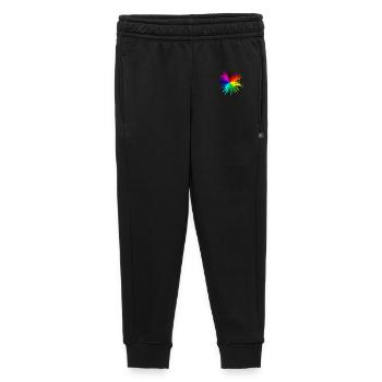 Color explosion radial burst - Kids’/Teens' Premium Sweatpants - black - Front - AI Model Kid Male (0cm)