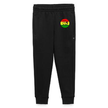Lion of Judah in Rastafarian style - Kids’/Teens' Premium Sweatpants - black - Front - AI Model Kid Male (0cm)