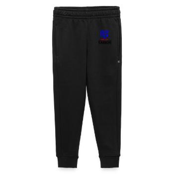 Changement climatique, moteur et huile - Pantalon de survêtement enfant/adolescent premium - noir - Devant - AI Model Kid Male (0cm)
