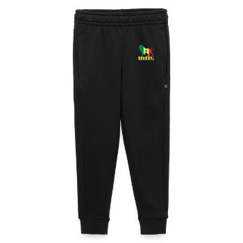 Lion du Sénégal - Pantalon de survêtement enfant/adolescent premium - noir - Devant - AI Model Kid Male (0cm)