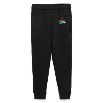 Team Südafrika Flaggen Design - Kinder/Teenager Premium Sweathose - Schwarz - Vorne - AI Model Kid Male (0cm)