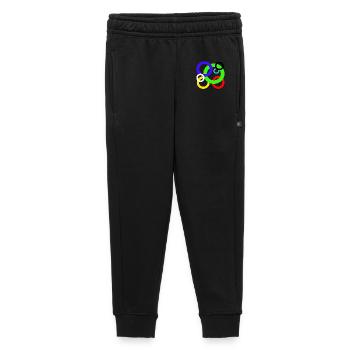 Design Farbige Ringe - Kinder/Teenager Premium Sweathose - Schwarz - Vorne - AI Model Kid Male (0cm)
