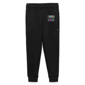 Sac d’école au début de l’école sac à sucre - Pantalon de survêtement enfant/adolescent premium - noir - Devant - AI Model Kid Male (0cm)
