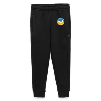 Ukraine Friedenstaube - Kinder/Teenager Premium Sweathose - Schwarz - Vorne - AI Model Kid Male (0cm)