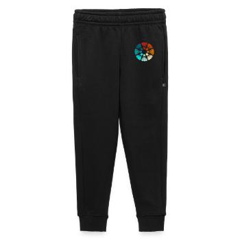 Badminton - Federbälle bunt - Kinder/Teenager Premium Sweathose - Schwarz - Vorne - AI Model Kid Male (0cm)