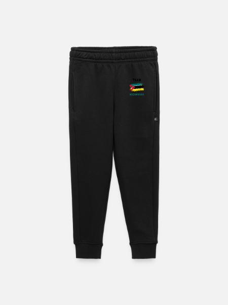 Team Mosambik Flaggen Design - Kinder/Teenager Premium Sweathose - Schwarz