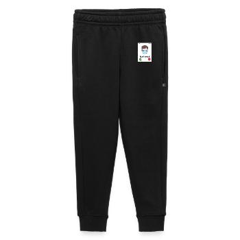 Appel masqué - Pantalon de survêtement enfant/adolescent premium - noir - Devant - AI Model Kid Male (0cm)