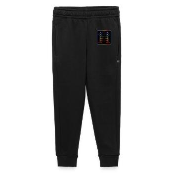 LGBTQIA-FLAGGE - HEARTBEAT PRIDE - Kinder/Teenager Premium Sweathose - Schwarz - Vorne - AI Model Kid Male (0cm)
