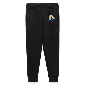 Mondnacht Wald-Silhouette - Kinder/Teenager Premium Sweathose - Schwarz - Vorne - AI Model Kid Male (0cm)