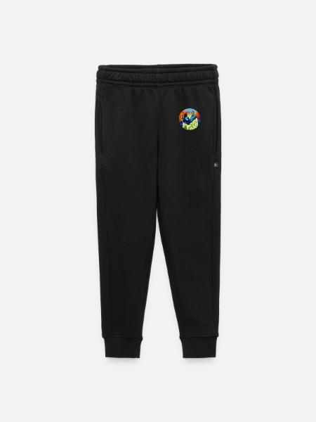 Horse Couple Popart Circle Design - Kids’/Teens' Premium Sweatpants - black