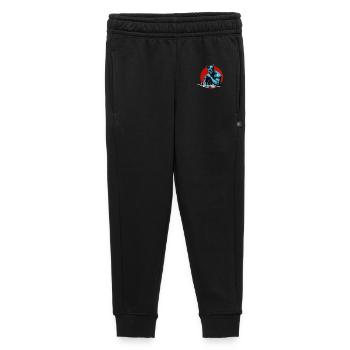 Demon Playing Chess - Kids’/Teens' Premium Sweatpants - black - Front - AI Model Kid Male (0cm)