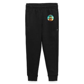 Happy pineapple on the beach | Beach Holiday Holidays - Kids’/Teens' Premium Sweatpants - black - Front - AI Model Kid Male (0cm)