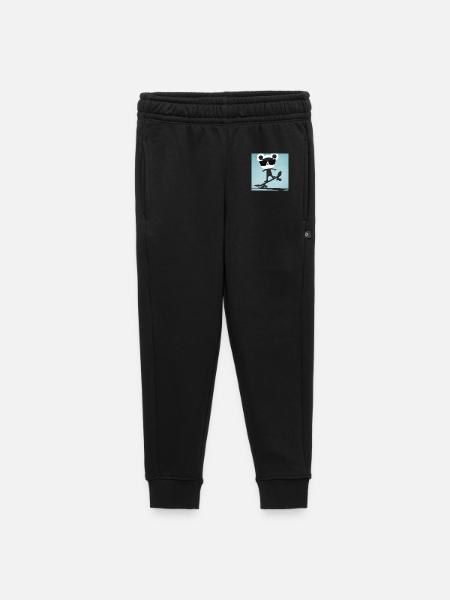 Skater Bär - Kinder/Teenager Premium Sweathose - Schwarz