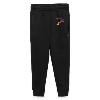 Color Run. Course sportive colorée. - Pantalon de survêtement enfant/adolescent premium - noir - Devant - AI Model Kid Male (0cm)