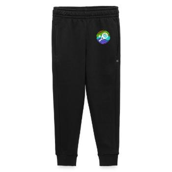 Padel tennis sport Balles de raquette - Pantalon de survêtement enfant/adolescent premium - noir - Devant - AI Model Kid Male (0cm)