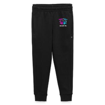 Déclaration des parents enceintes Bébé Bonheur Cœur de famille - Pantalon de survêtement enfant/adolescent premium - noir - Devant - AI Model Kid Male (0cm)