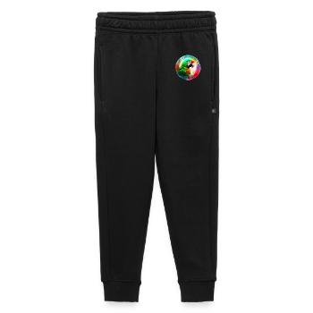 Farbiger Ara Papagei - Kinder/Teenager Premium Sweathose - Schwarz - Vorne - AI Model Kid Male (0cm)