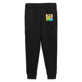 Fête des années 80 - Pantalon de survêtement enfant/adolescent premium - noir - Devant - AI Model Kid Male (0cm)