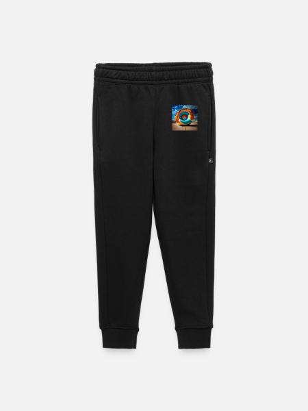Mega Donut 01 - Kids’/Teens' Premium Sweatpants - black