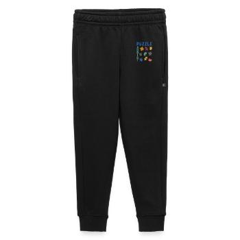 Puzzle addict - Kids’/Teens' Premium Sweatpants - black - Front - AI Model Kid Male (0cm)