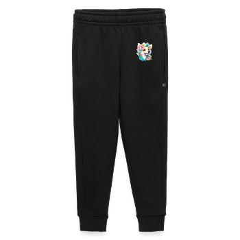 Corgi - Kids’/Teens' Premium Sweatpants - black - Front - AI Model Kid Male (0cm)