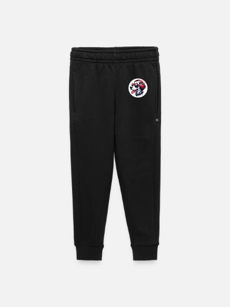 Dalmatian Dog Patches Black White Headphones - Kids’/Teens' Premium Sweatpants - black