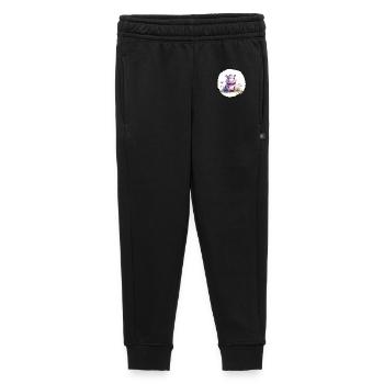 Watercolor Hippopotamus - Kids’/Teens' Premium Sweatpants - black - Front - AI Model Kid Male (0cm)